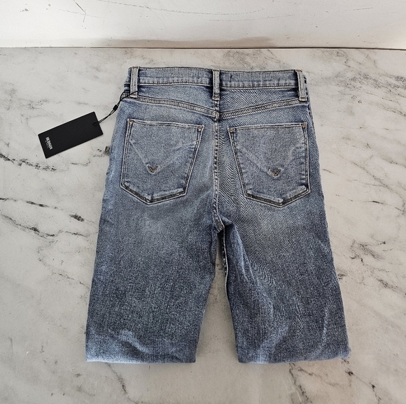 Hudson Jeans High Rise Moto Zipper Blue Jeans 25 NWT - Picture 6 of 8